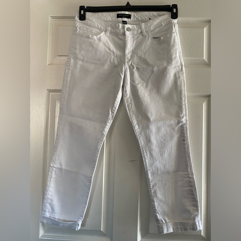 Banana‎ Republic Factory White Skinny Fit Jeans Size 10